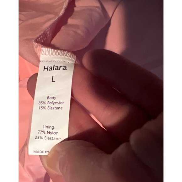 Halara Breezeful Racerback Side Pocket High Low Flowy Midi Quick Dry Dress L - Picture 6 of 9